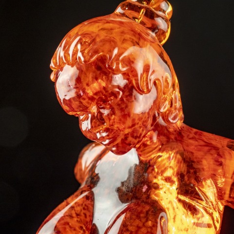 MURANO Pino Signoretto ピノ・シ二ョレット 特大 裸婦像 MURANO Pino