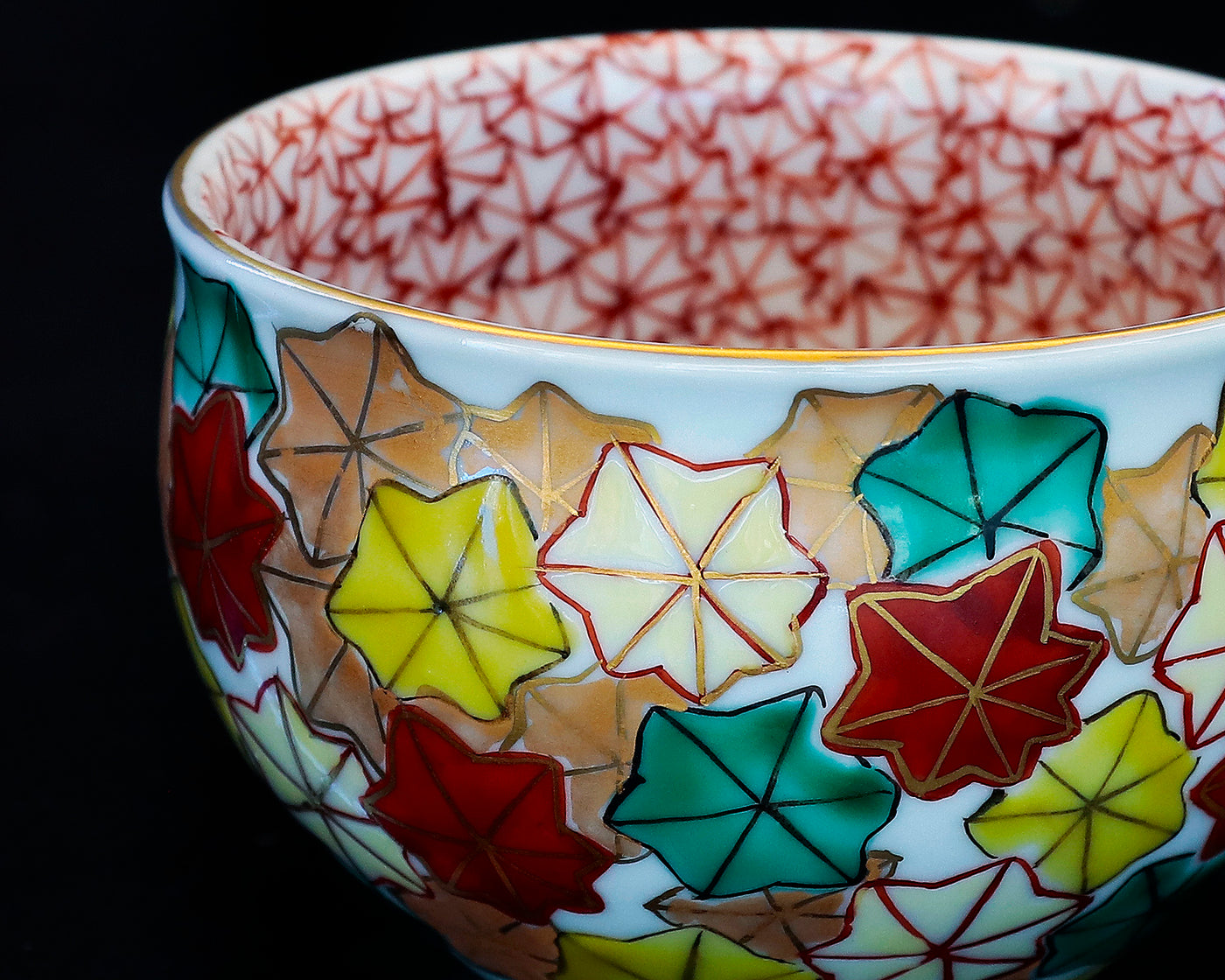 京焼・清水焼〉伝統工芸士【丹影 / にえい】作「桜描き詰 盃 染付