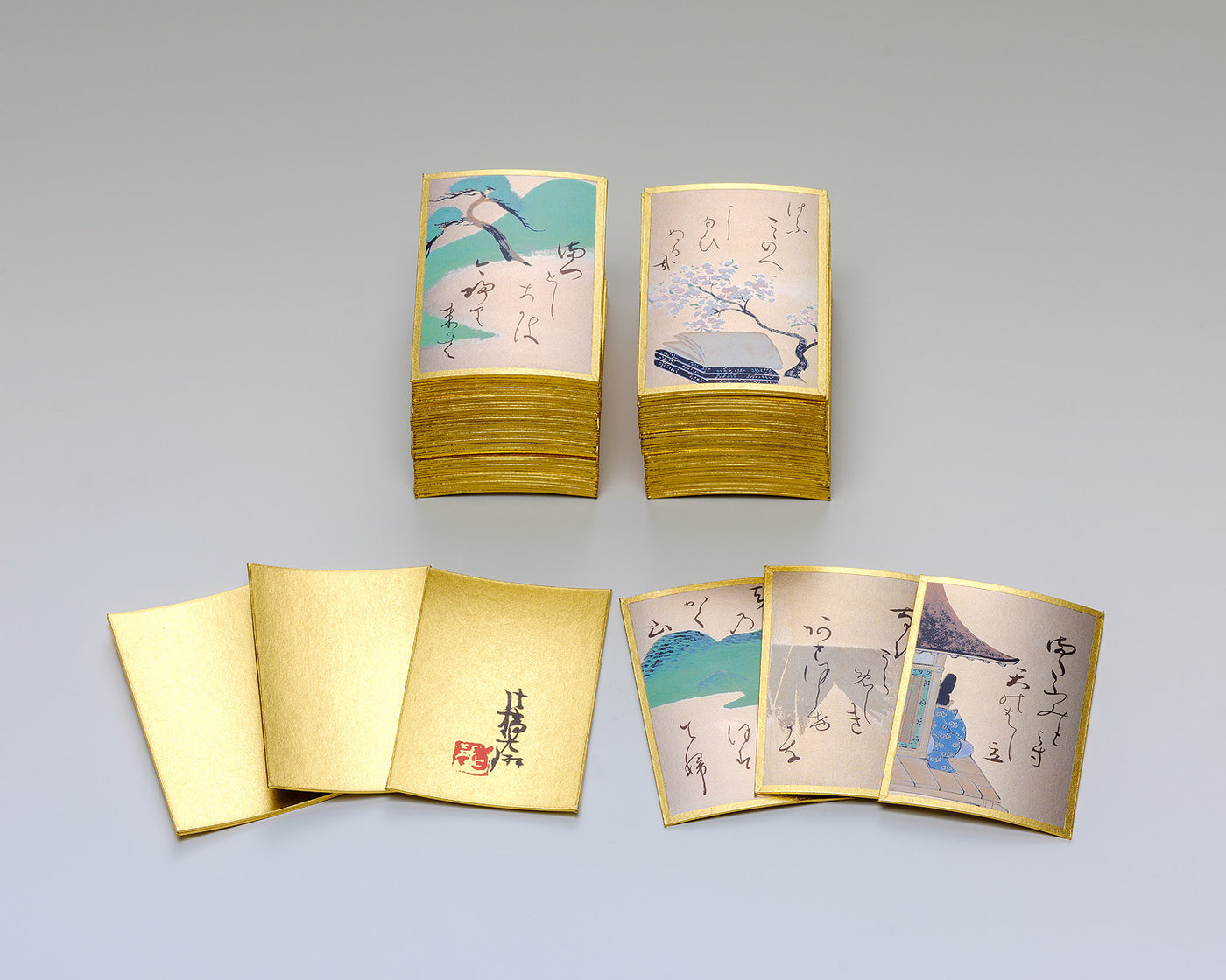 光琳かるた/小倉百人一首かるたの中で最も著名な尾形光琳の描いた歌