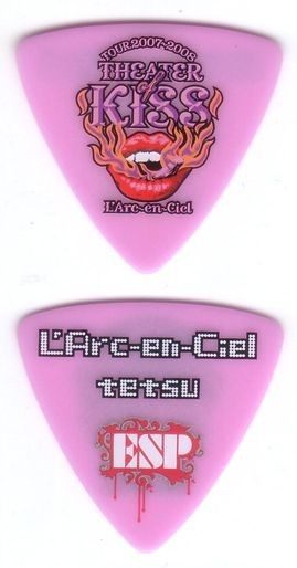 tetsuya 使用ピック THEATER OF KISS ラルク L'Arc L'Arc-en-Ciel
