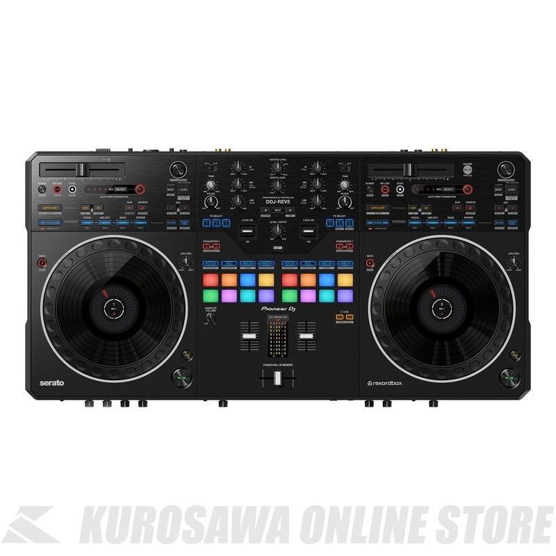 DDJ-REV5 スクラッチスタイル 2ch パフォーマンスDJコントローラー