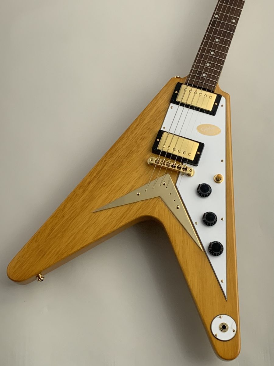1958 Korina Flying V White Pickguard Aged Natural | 【クロサワ楽器