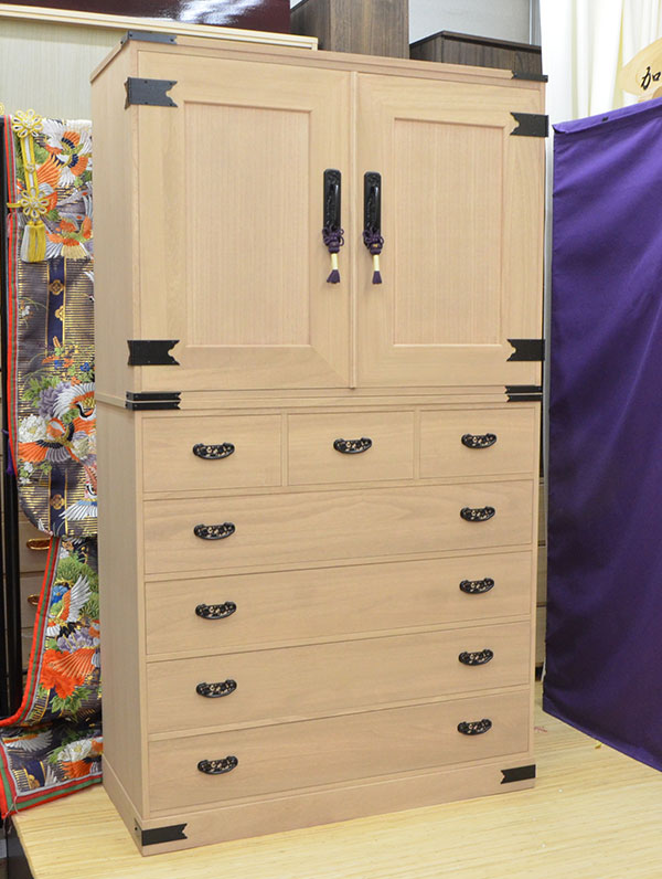 商品情報ー肥前桐民芸京風とのこ仕上げ祇園衣装たんす ｜ 桐たんすの