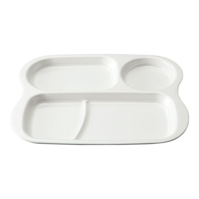 KYOEI ONLINE STORE / メラミン ランチプレート ホワイトC E16IWC(209