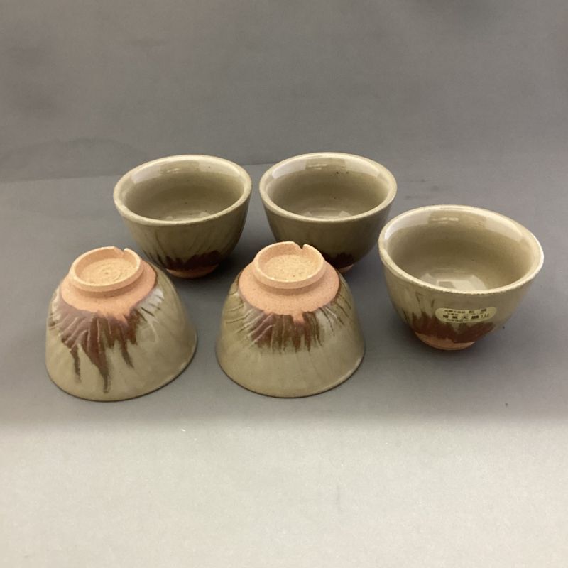 萩焼 椿窯 天鵬山造 汲出揃 5客揃｜茶器・煎茶道具｜京なごみ