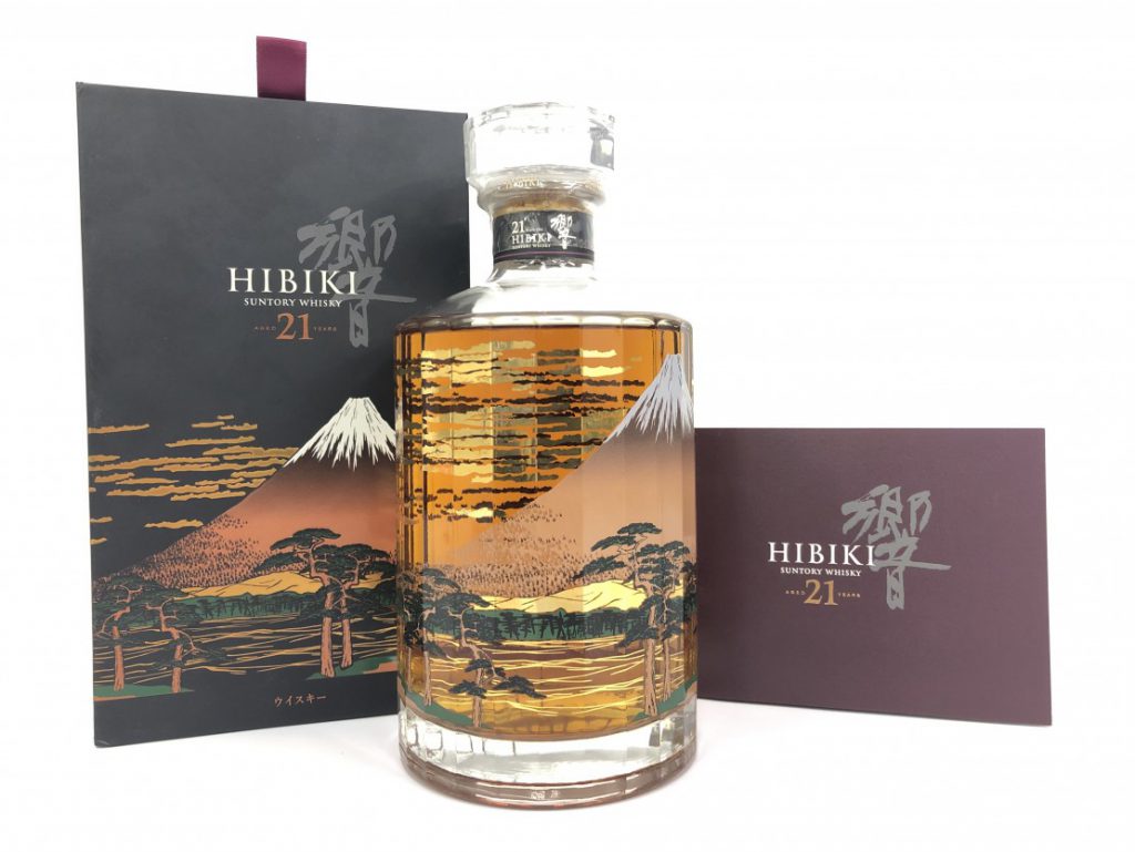 響 21年 意匠ボトル 富士風雲図 - 国内最大級お酒専門の競売-Lオークション
