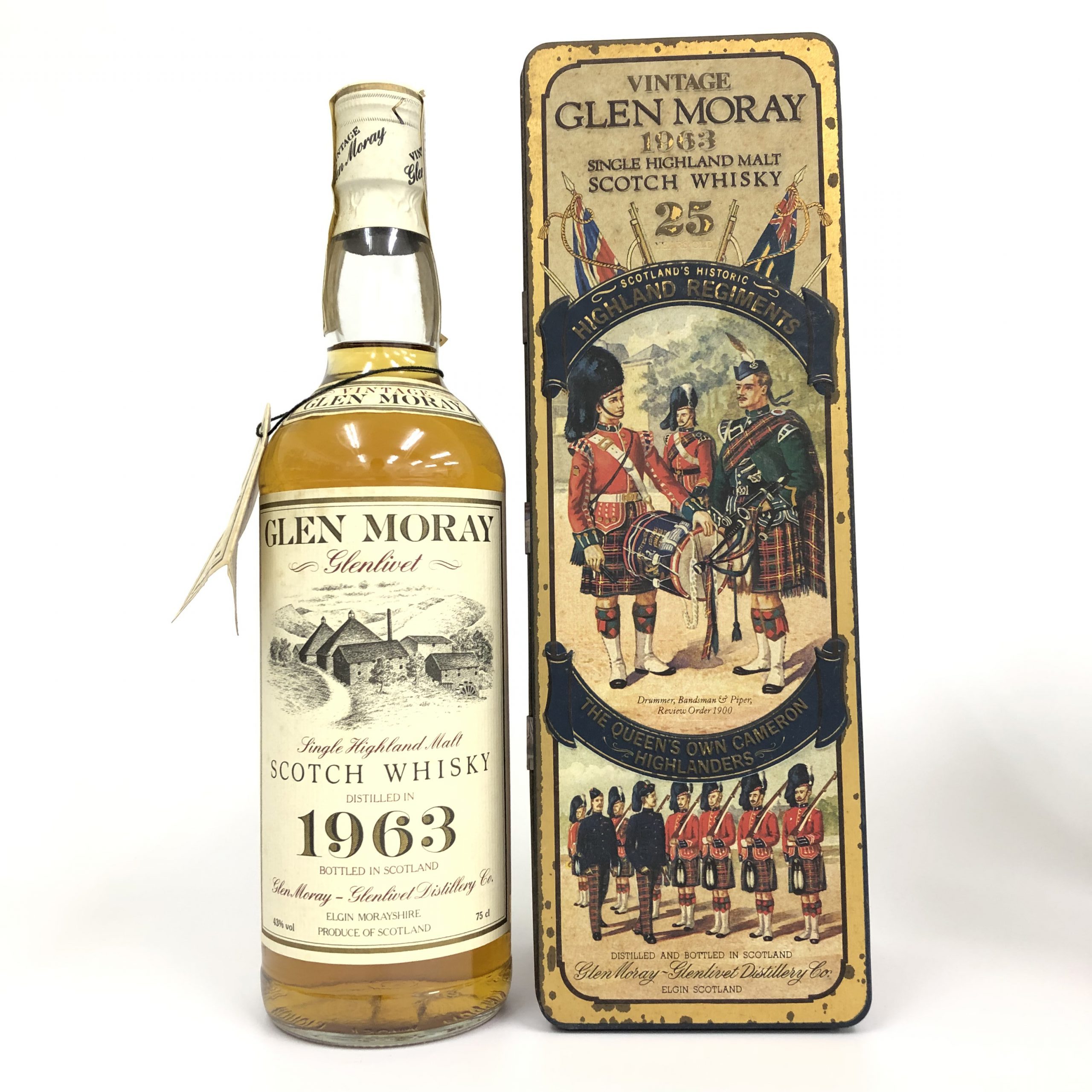 グレンマレイ GLEN MORAY 1963 25年 750ml 未開栓 グレンマレイ GLEN