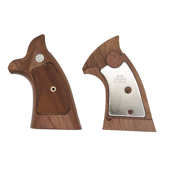 L.A.ホビーショップ / 木製グリップ : S&W Kフレーム スクエアバット用