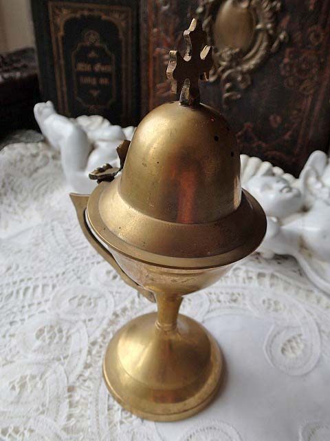 聖職者仕様ミサ用香炉】ドイツ・アンティーク＆ヴィンテージ聖品