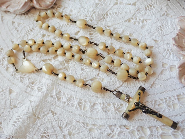 白蝶貝マザーオブパール珠】【チェーンパーツ類シルバー製】【白蝶貝