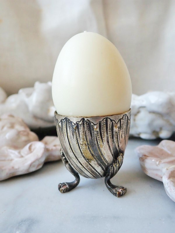 獣脚エッグスタンド】【ちび】フランス・ヴィンテージ品