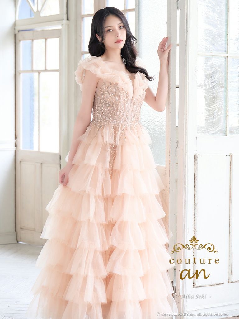 オフショルダー ロングドレス | LaLaTulle by Tika