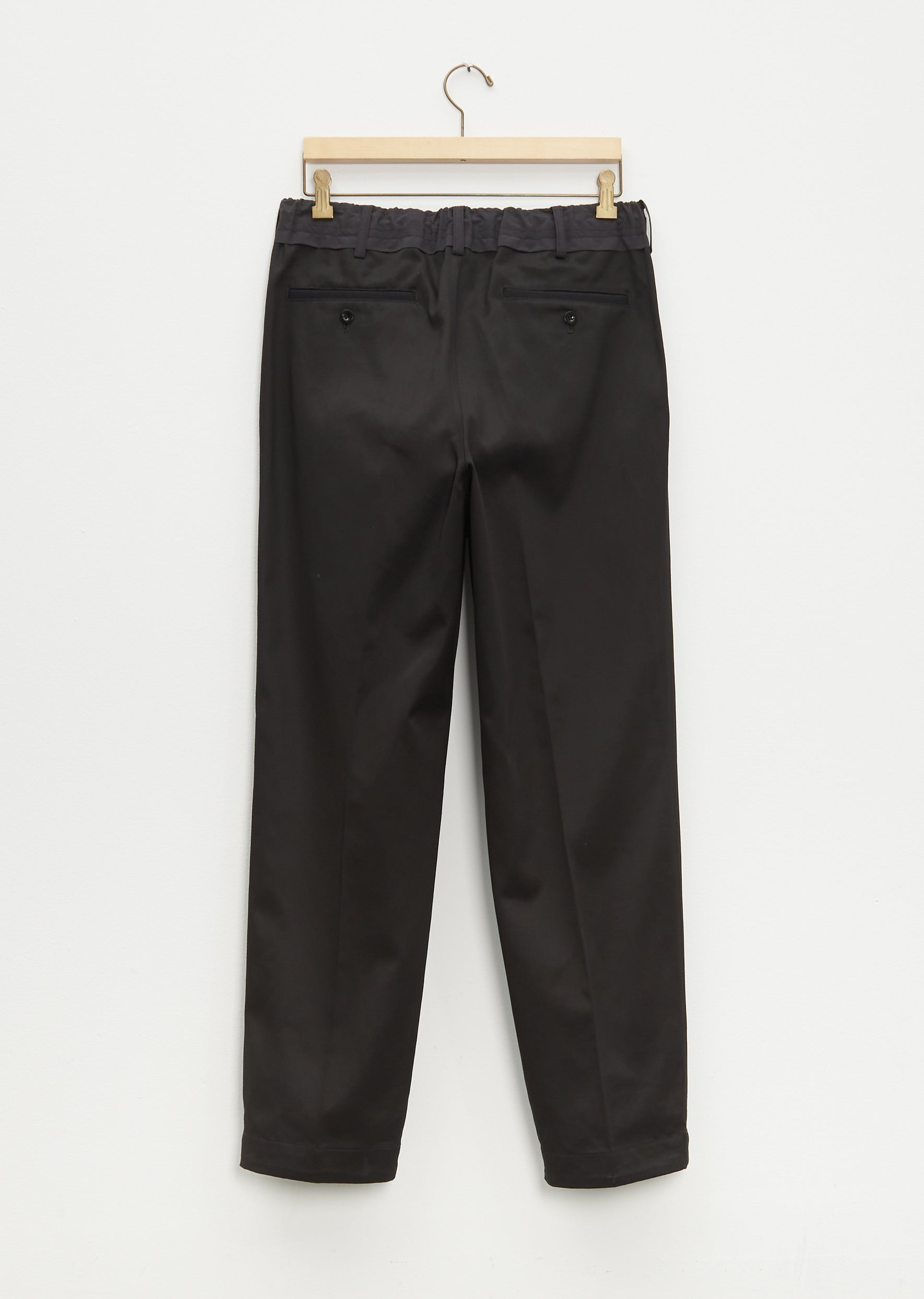 Sacai】Cotton Chino Pants black 1【25AW】 Cotton Chino Pants