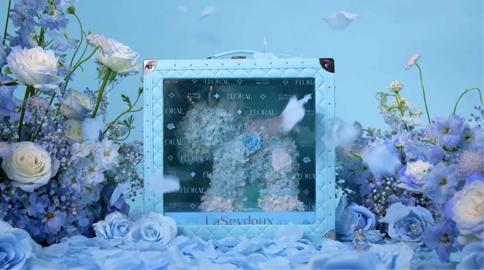 FLORAL Blue - LaSeydoux