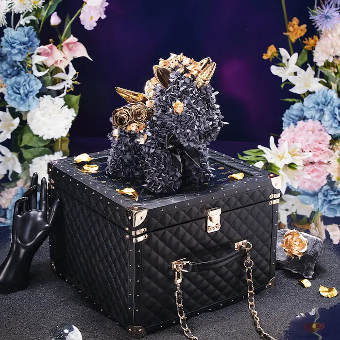 LaSeydoux ラセドゥ 飾りボトル FLORAL Black - LaSeydoux