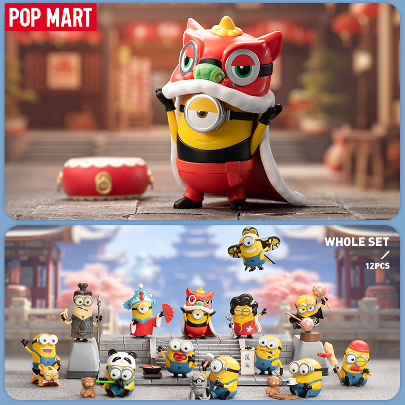 POP MART Minions Travelogues Of Series 1PC/12PCS POPMART Blind Box