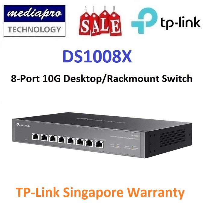 ルーター・ネットワーク機器 TP-Link Omada 8-Port 10G Switch DS1008X