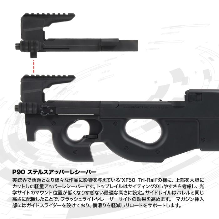 受注終了】【LayLax.com限定】P90 ステルスアッパーレシーバー [PROTO