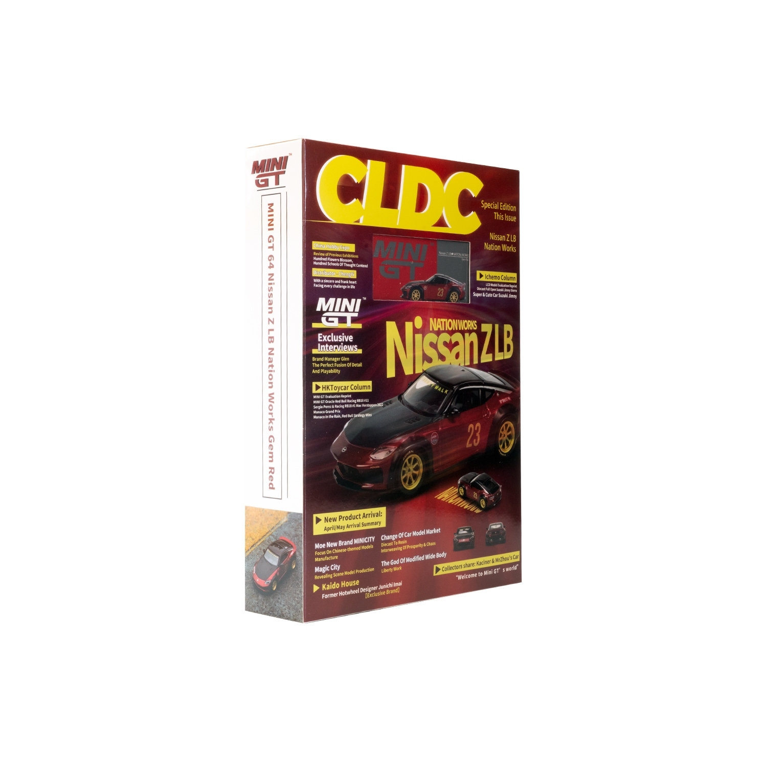 1/64 MINI GT CLDC BOOK LB Works Z Gem Red English ver - LB-ONLINE