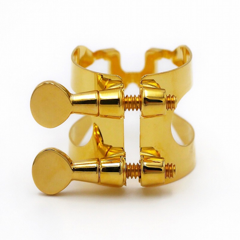 ハリソン / ソプラノサックス用リガチャー（ラバー用） / 金メッキ（GP