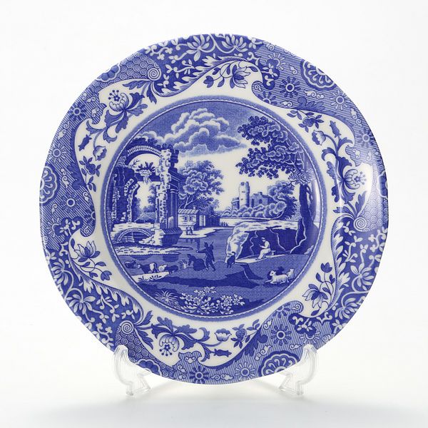 スポード ブルーイタリアン プレート 20cm | ブランド洋食器専門店ル