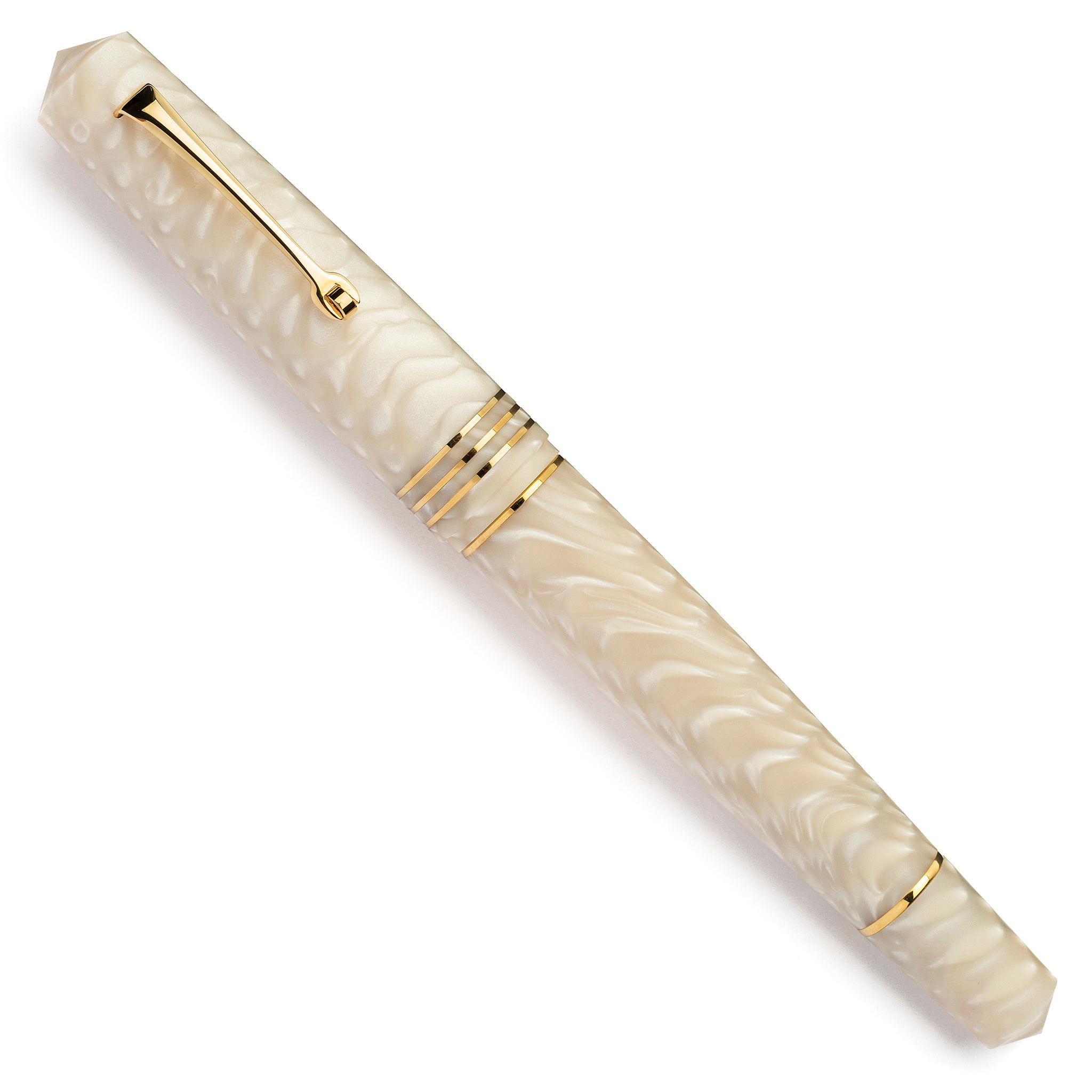 MZG Juma dragon skin Ivory - #8 gold nib – leonardopen