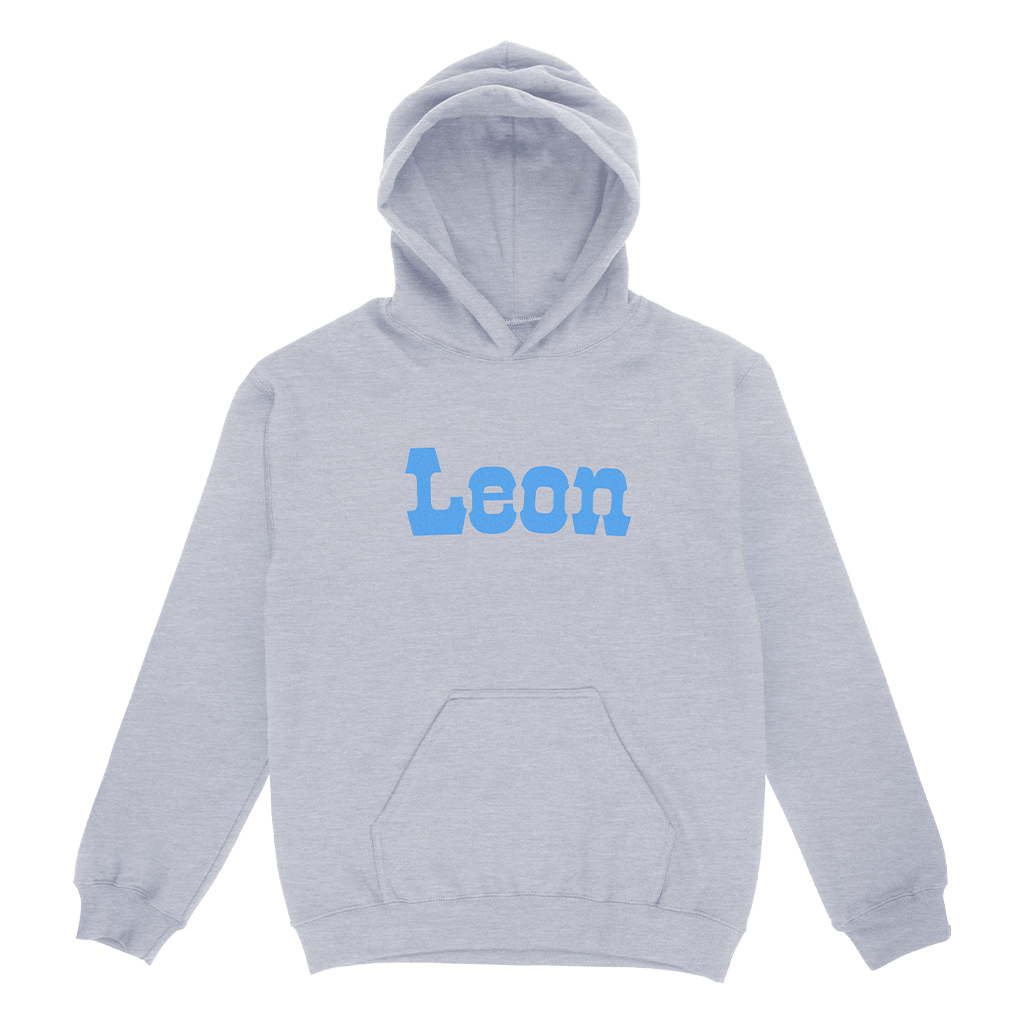 Leon Bridges Panther City Pullover Hoodie - White Heather - Leon