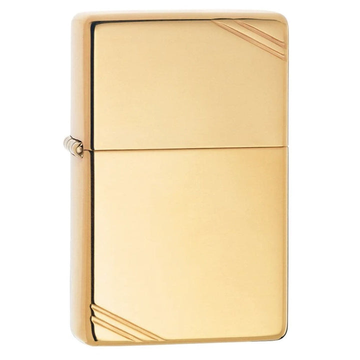 ZippoHighPolishBrassVintagewit