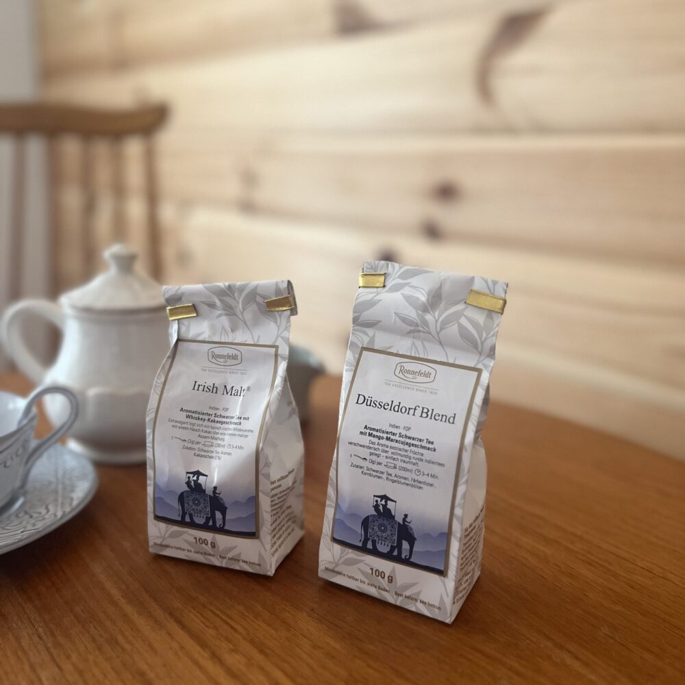 新品未開封】ロンネフェルト社のアイリッシュモルト（4袋、クリップ