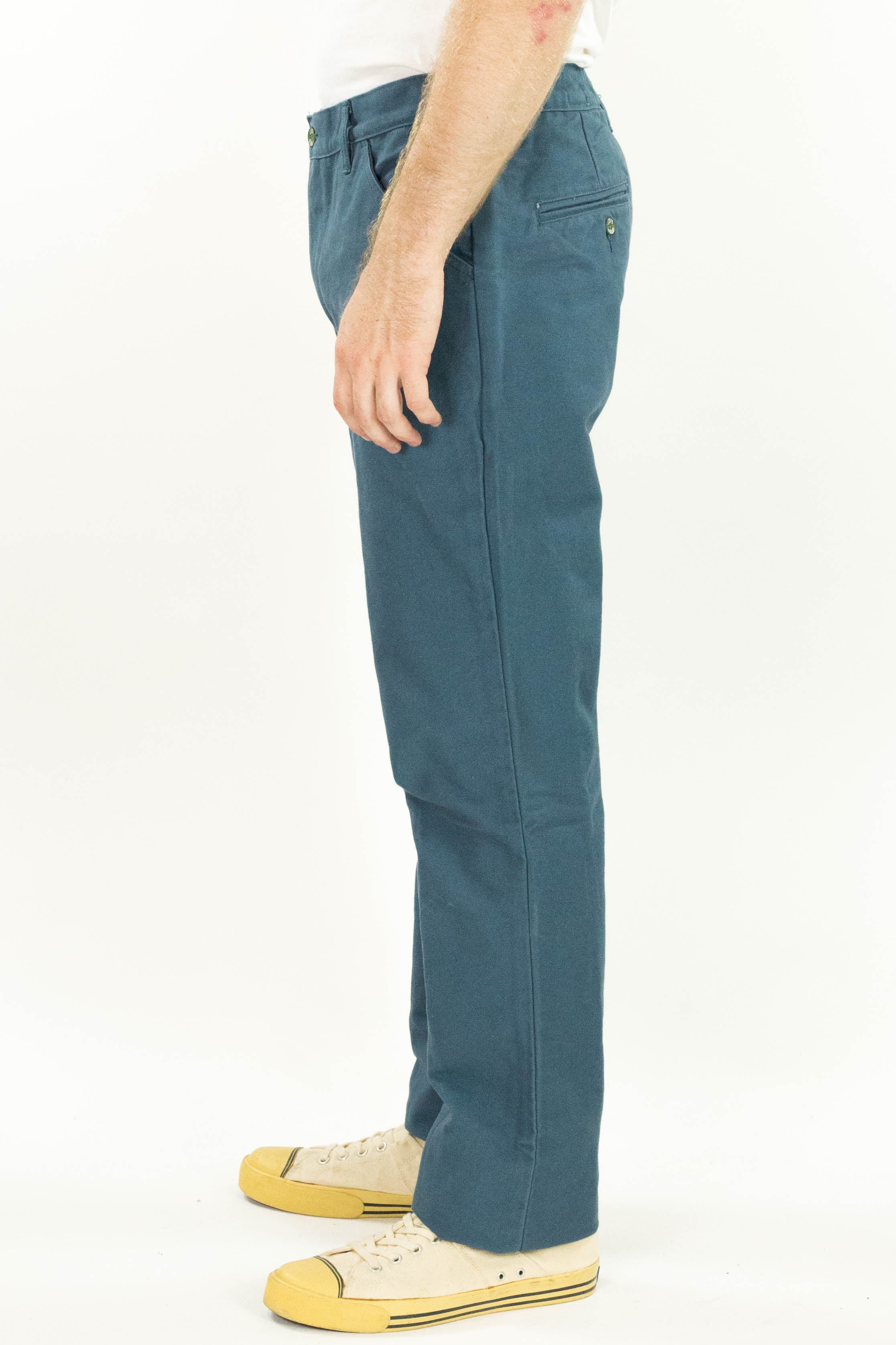 Steel Blue Work Uniform Mt. Vernon Mills Duck Chino – Left Field NYC