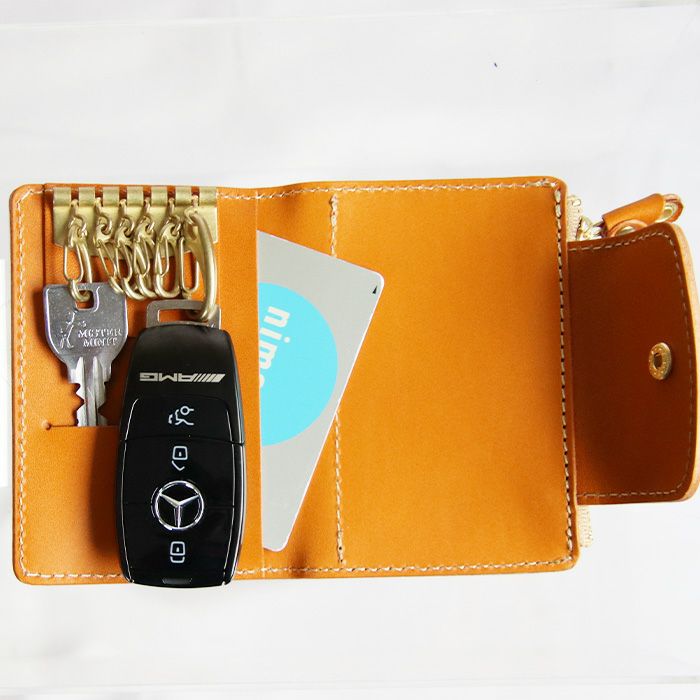 オールインワン6連キーケース（小銭入れ付き）[sokunou] ｜革鞄・革