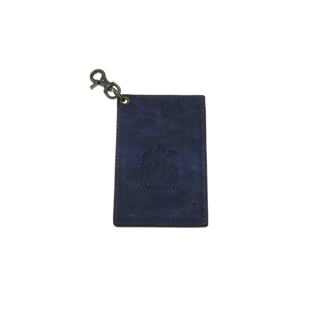 パスケース 本革 天然藍染の福山レザー ｜ リーブル・ドウ – T h i r d