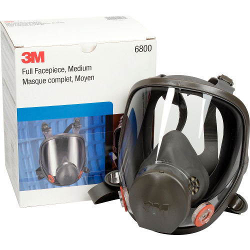 3M Full Facepiece Reusable Respirator, 6800, medium - Leading Supplies