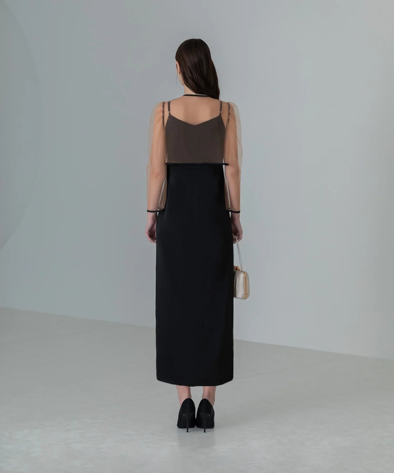 当日発送】ローズボレロシアースリーブIラインドレス/パーティードレス