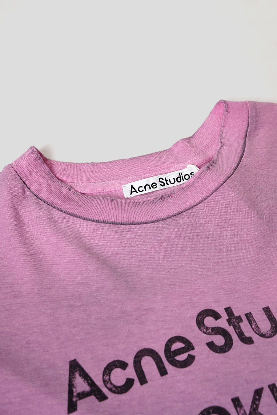 ACNE STUDIOS - CANDY PINK LOGO T-SHIRT – LE LABO STORE