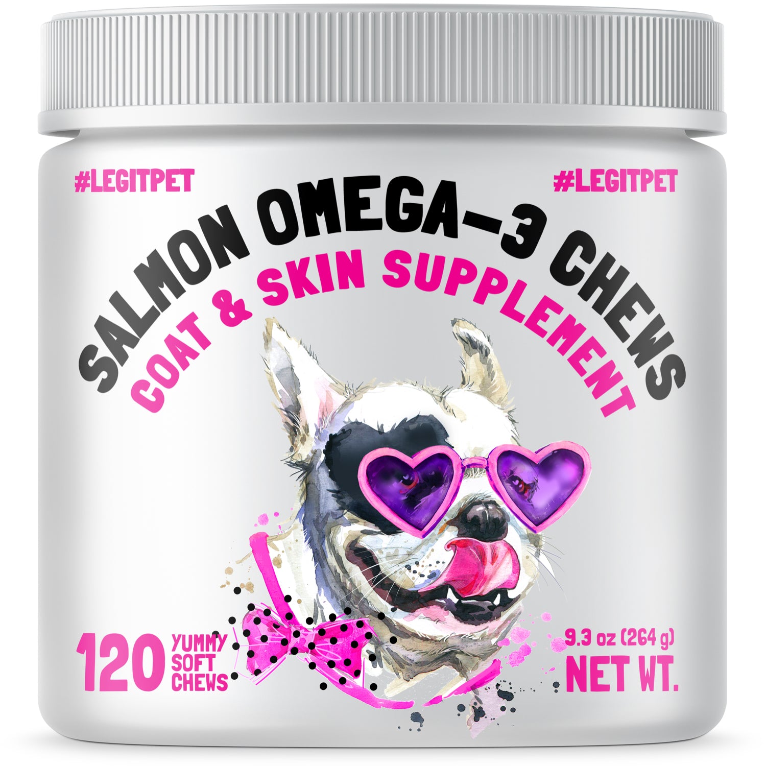 Omega 3 Alaskan Salmon Oil Treats for Dogs Fish Oil Chew