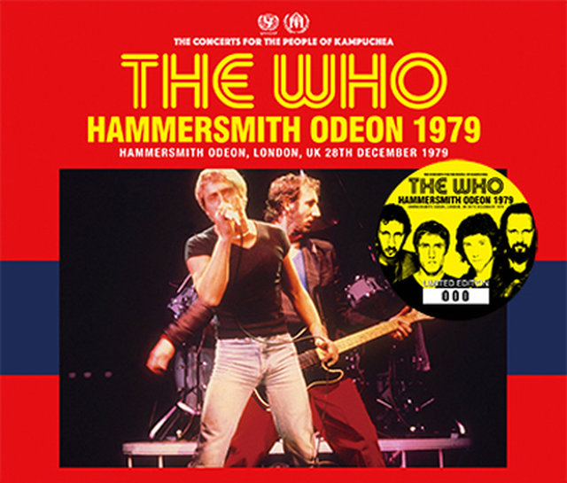 THE WHO ザ・フー / 79年“CONCERTS FOR THE PEOPLE OF KAMPUCHEA