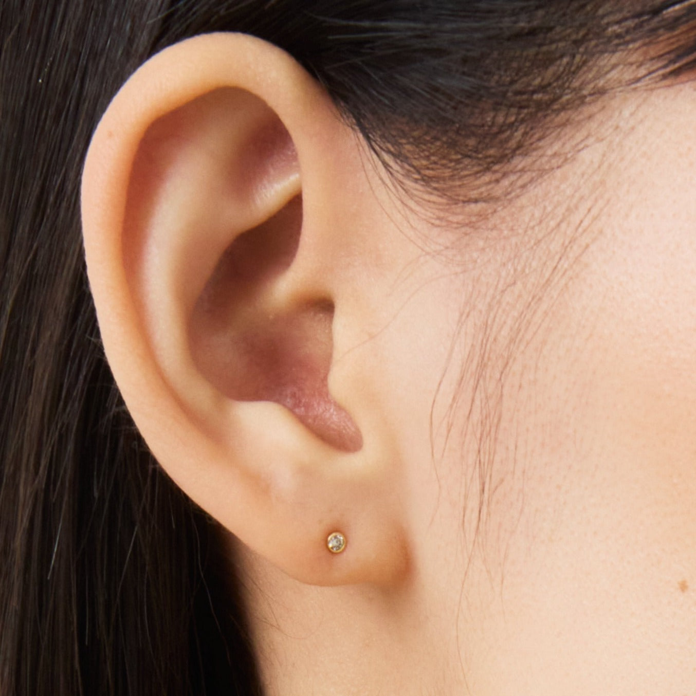 K18 diamond pierce – les bon bon Online store