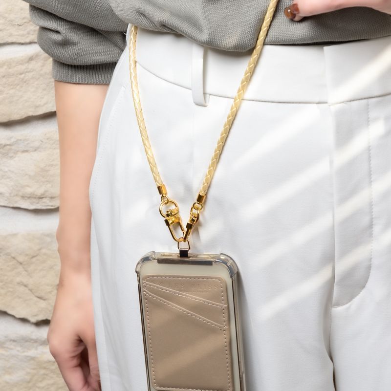 NOśWEA スマホショルダーストラップ ベージュ NOśWEA (ノースウェア