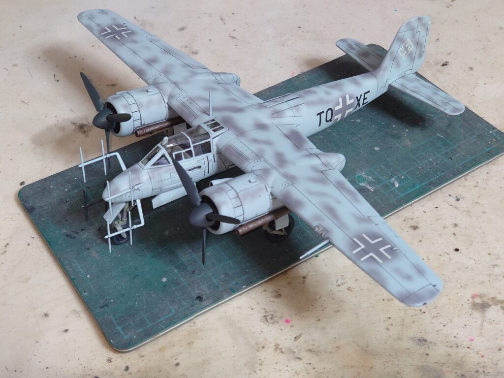 ハセガワ フォッケウルフTa154A-0 製作記⑤(完成) | 模型大隊戦闘日誌