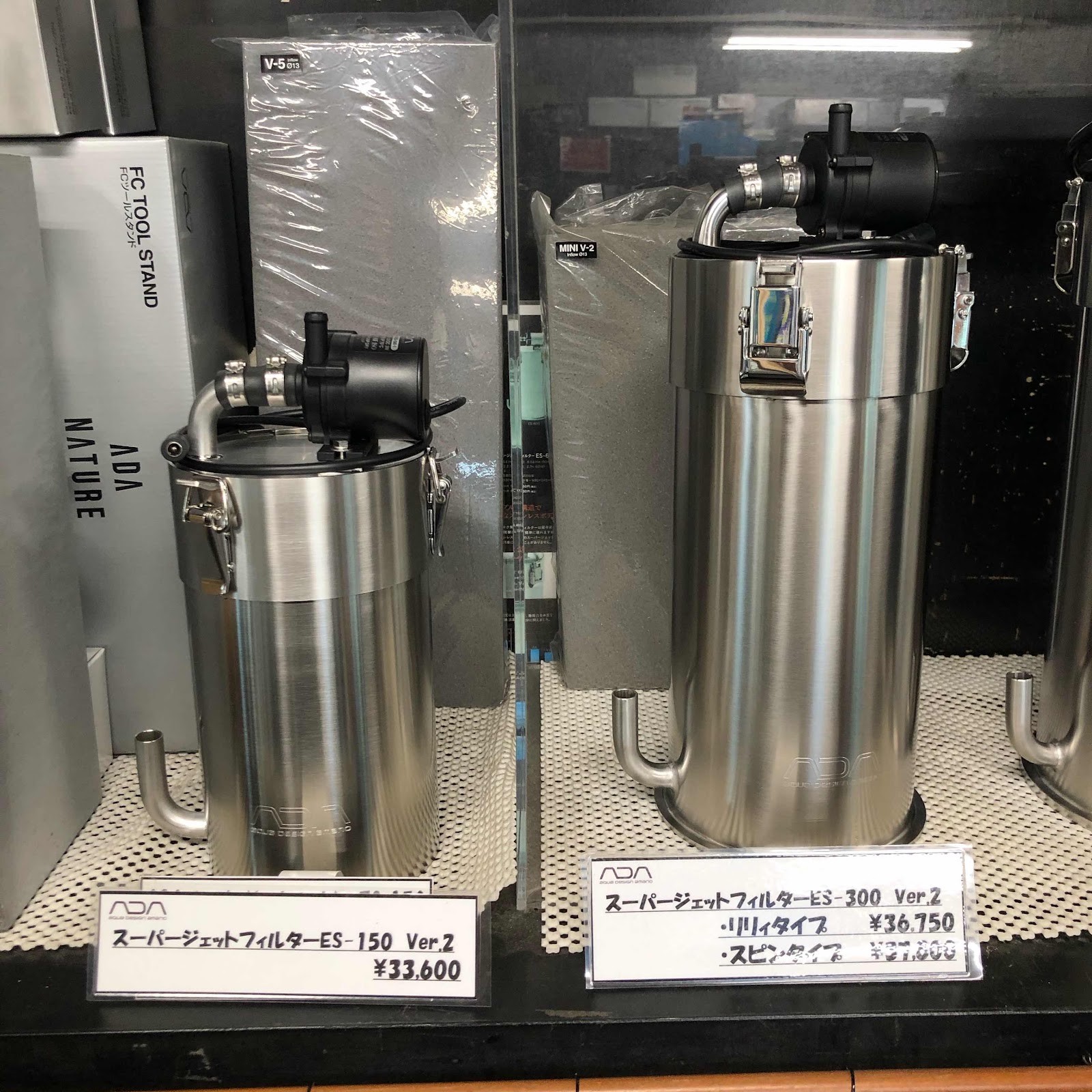 セール ADA スーパージェットフィルター ES-300 ダブルタップ付き