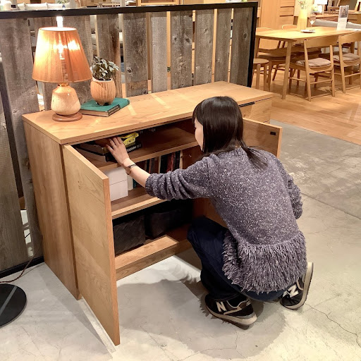 愛品倶楽部柏店】 unico ウニコ ADDY キャビネット