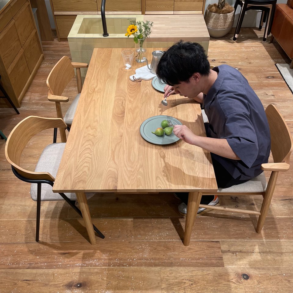 unico ダイニングテーブル ADDAY(アディ) W1350×D800 机・テーブル