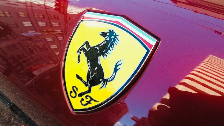 フェラーリ612額装プレート