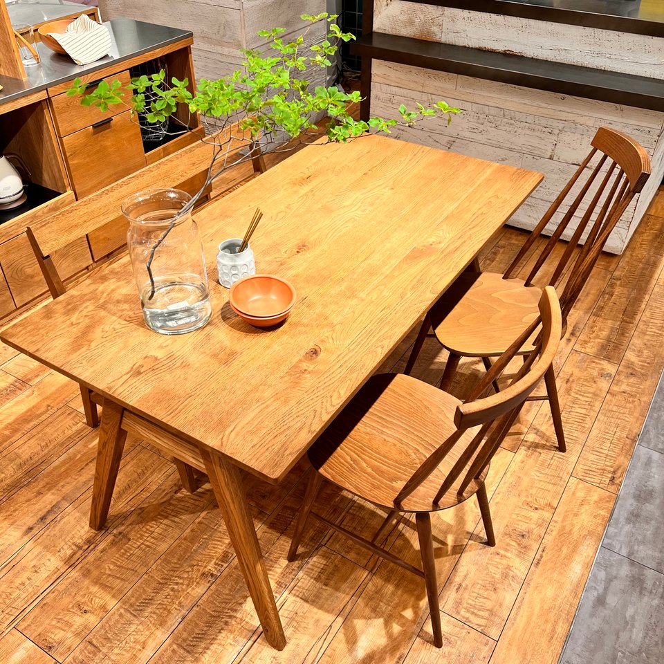 ぱんぱん様専用】unico アディ ダイニングテーブル W1350 unico ADDAY