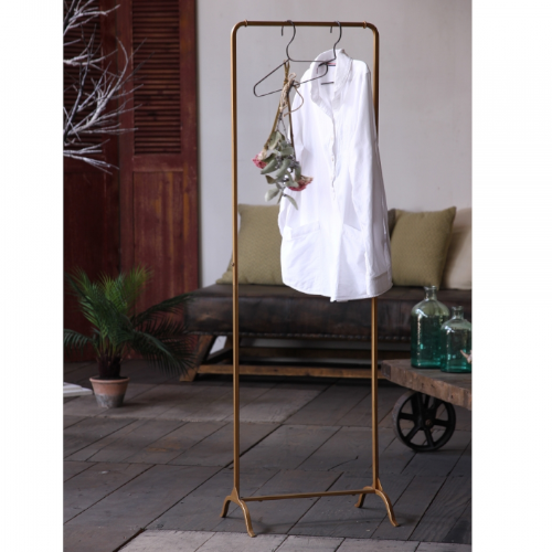 ジョセフアイアン ハンガーラック スリム 組立式 ゴールド | 【公式