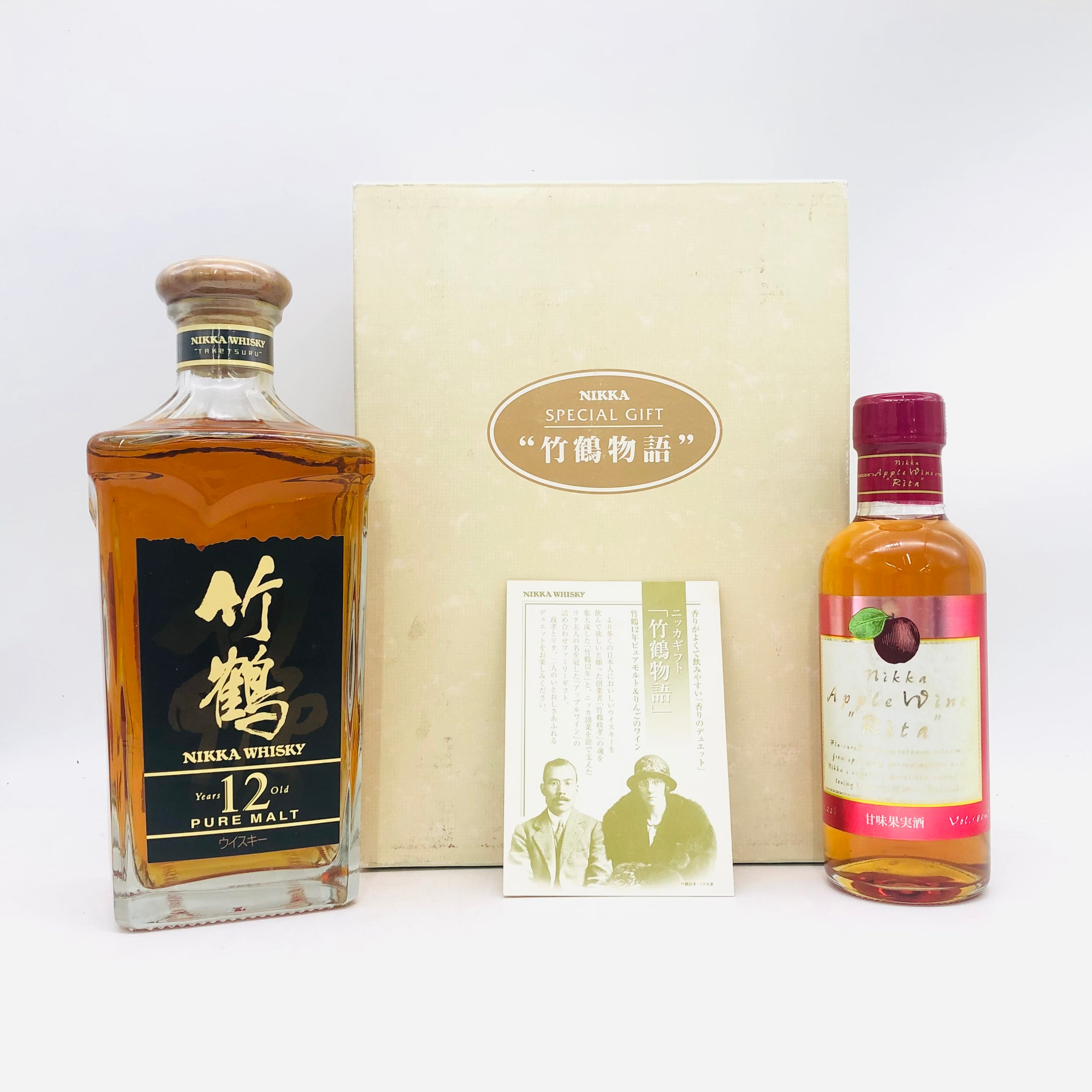 NIKKA 「竹鶴物語」竹鶴12年 角瓶 アップルワイン