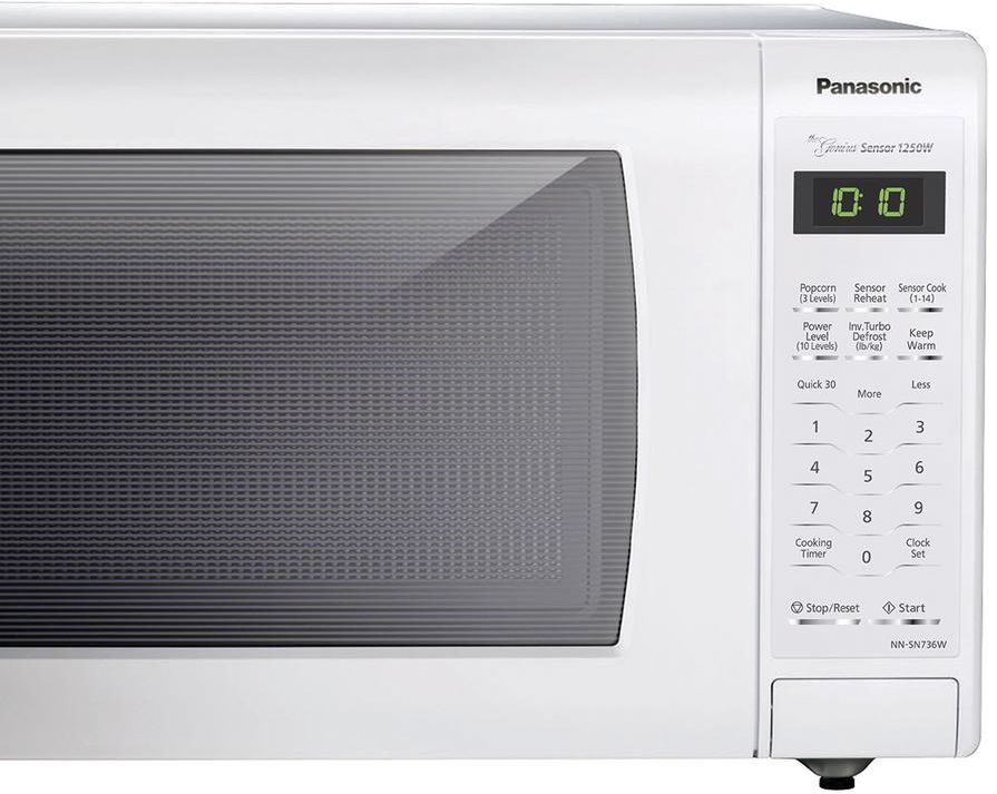 Panasonic® 1.6 Cu. Ft. White Countertop Microwave | Pioneer TV