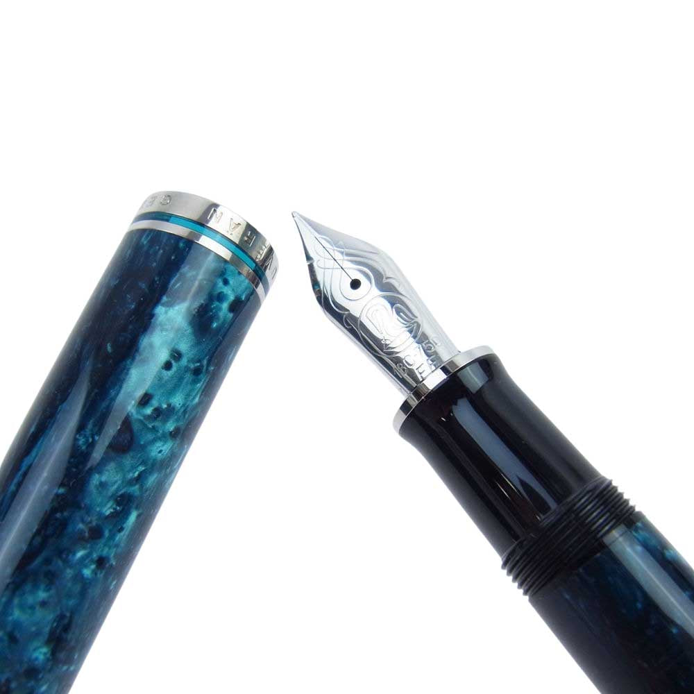 新品】Pelikan M805 オーシャンスワール Fニブ Pelikan M805 Ocean