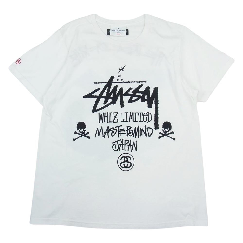 WHIZ LIMITED x STUSSY x mastermind JAPAN☆76 LOGO SKULL TEE/半袖T